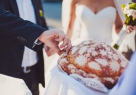 Kuchen auf russischer Hochzeit