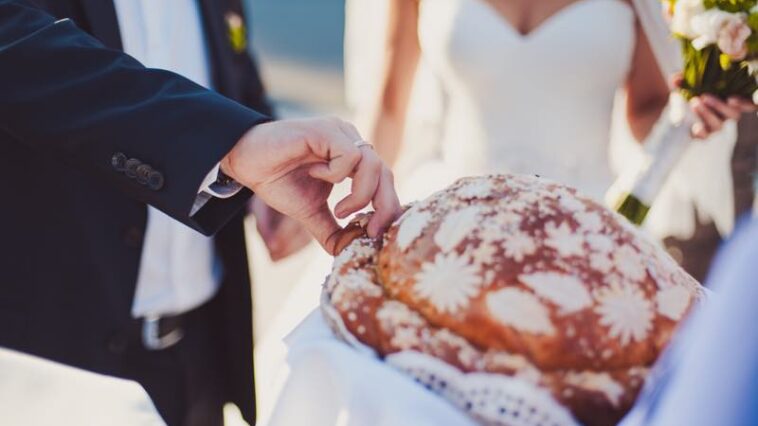 Kuchen auf russischer Hochzeit