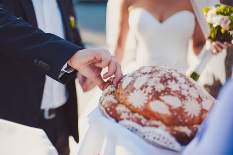 Kuchen auf russischer Hochzeit