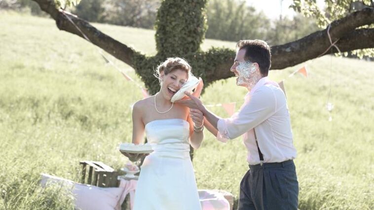 Eine Tortenschlacht auf einer Hochzeit mag sicher nicht jeder